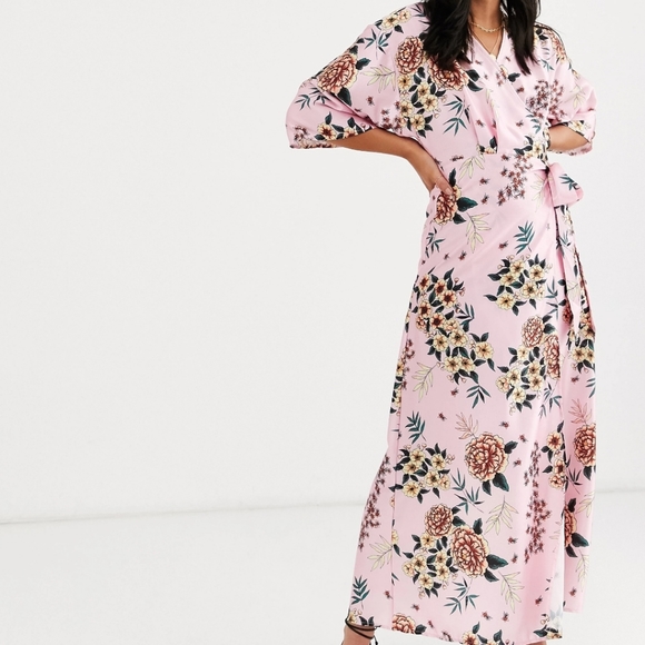 🍒NWT🍒 THE ORIENT KIMONO WRAP DRESS - Picture 4 of 13